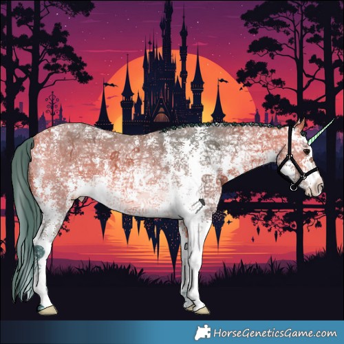 Horse Color:Watercolor Bay Ice Sabino