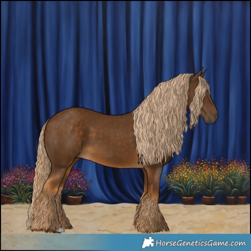 Horse Color:Chocolate Palomino