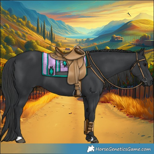 Horse Color:Black 