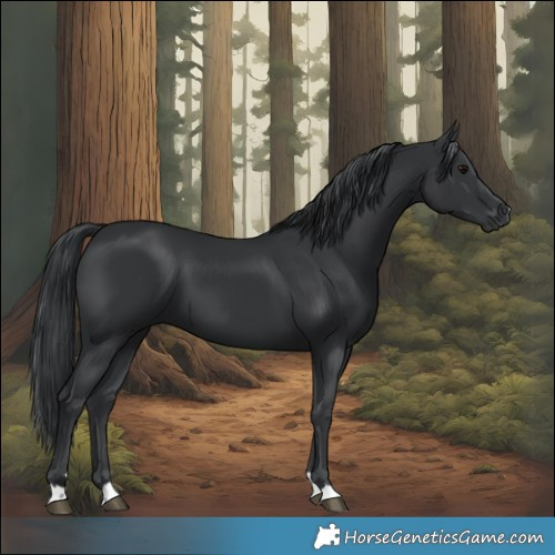 Horse Color:Black 