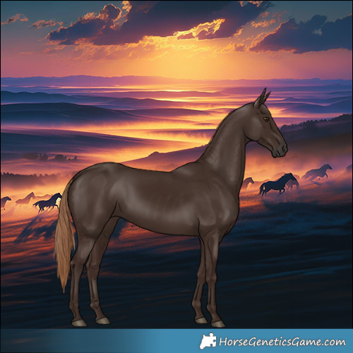 Horse Color:Liver Chestnut Rabicano 