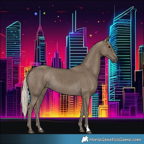 Horse Color:Silver Smoky Black 