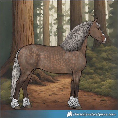 Horse Color:Silver Brown Dun 