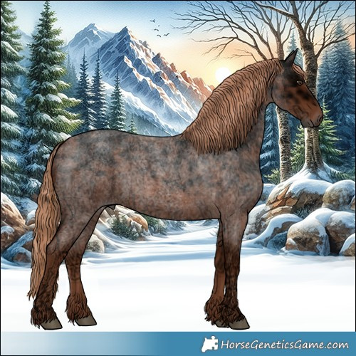 Horse Color:Red Ice Roan Rabicano 
