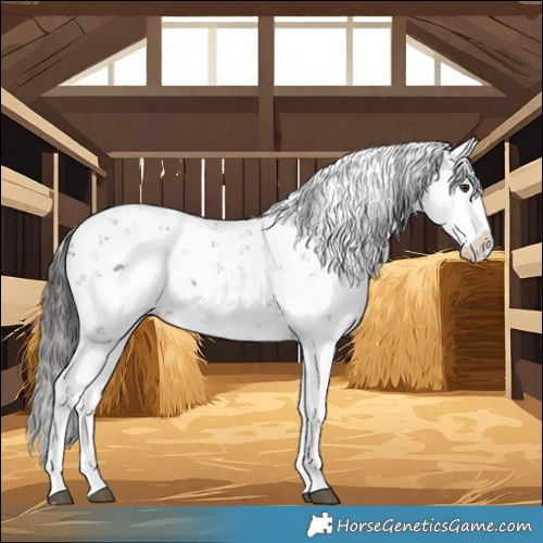 Horse Color:Liver Chestnut Sabino Splash Snowflake Varnish