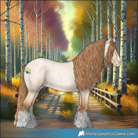 Horse Color:Bay Roan Pearl Dun Splash 