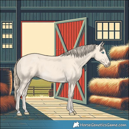 Horse Color:Perlino 