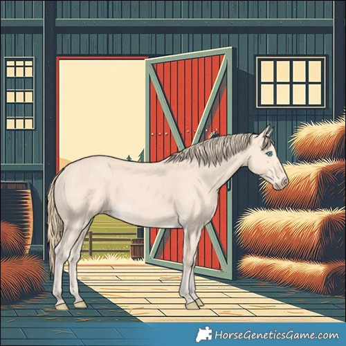 Horse Color:Perlino 