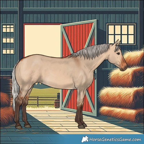 Horse Color:Silver Bay Dun