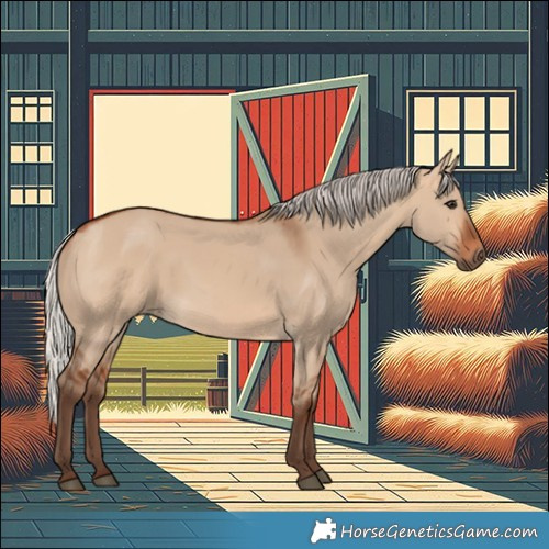 Horse Color:Silver Bay Dun 
