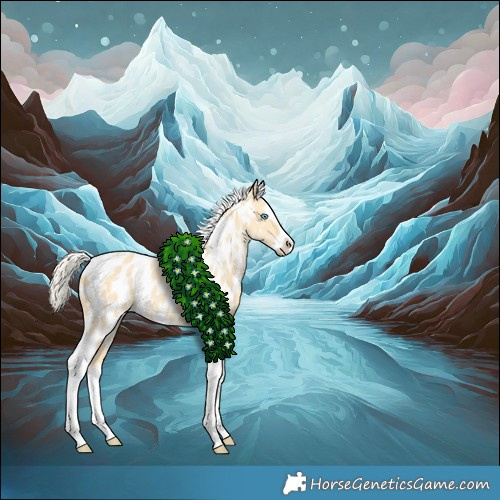 Horse Color:Silver Classic Cream Champagne Dun Mushroom Splash Tobiano Near Leopard Rabicano 