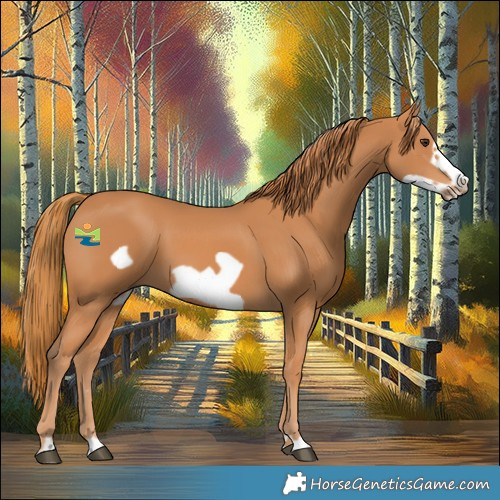 Horse Color:Chestnut Frame 