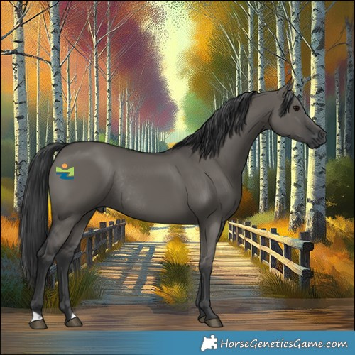 Horse Color:Grullo Rabicano