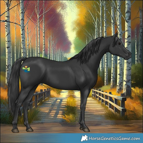 Horse Color:Black 