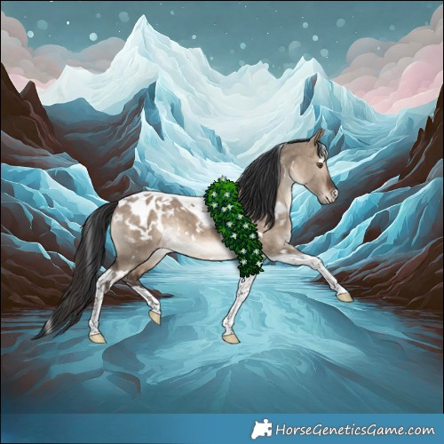 Horse Color:White Spotted Brown Dun Tobiano Appaloosa Rabicano
