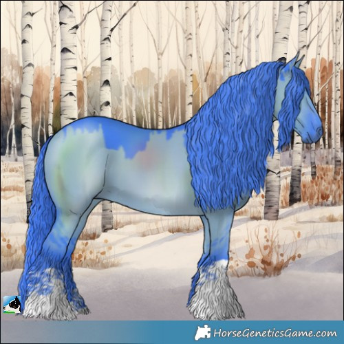 Horse Color:Watercolor Grullo 