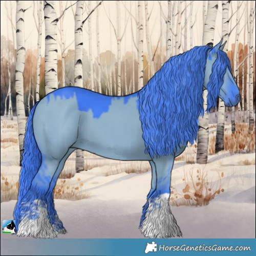Horse Color:Watercolor Grullo 