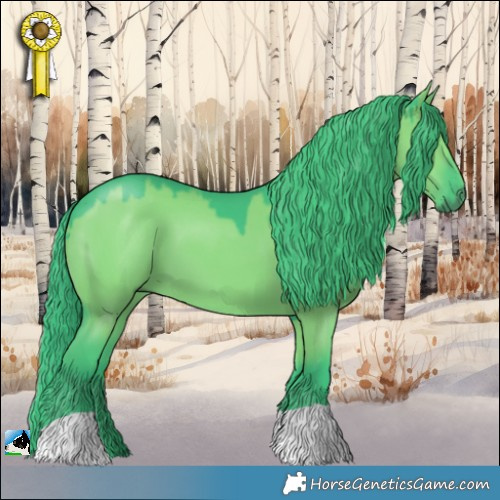 Horse Color:Watercolor Grullo 