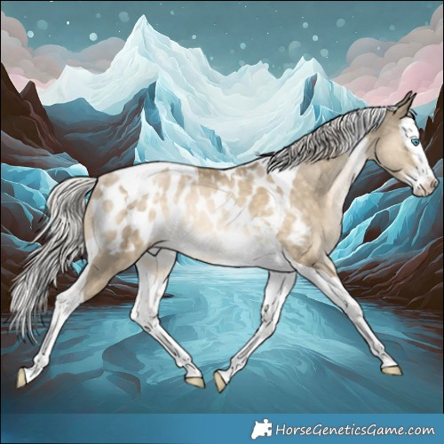 Horse Color:Silver Buckskin Snowdrop Splash Tobiano Appaloosa Rabicano 