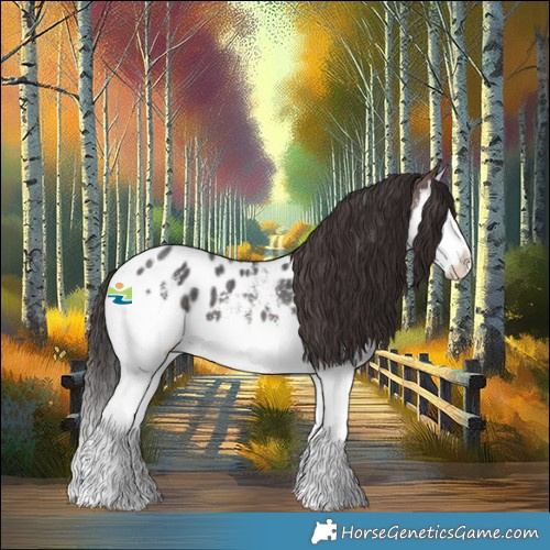 Horse Color:Brown Sabino Splash Appaloosa