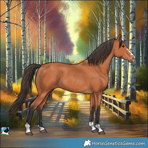 Horse Color:Bay 