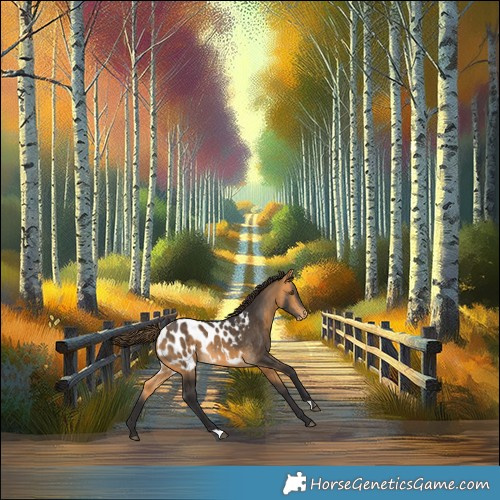 Horse Color:Buckskin Appaloosa Rabicano 