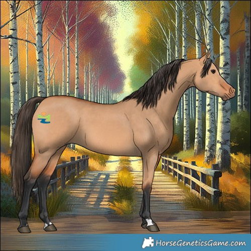 Horse Color:Bay Dun