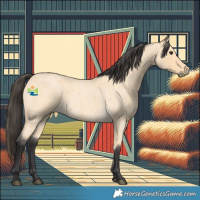Horse Color:Buckskin Roan 