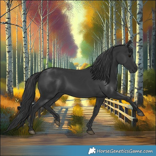 Horse Color:Black 