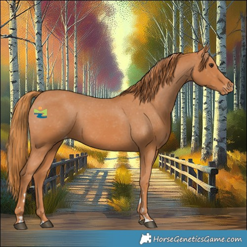 Horse Color:Chestnut Appaloosa