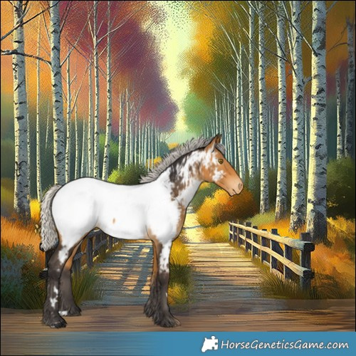 Horse Color:Silver Buckskin Appaloosa