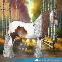 Horse Color:Liver Chestnut Tobiano  and Gray Gold Champagne Dun Tobiano 