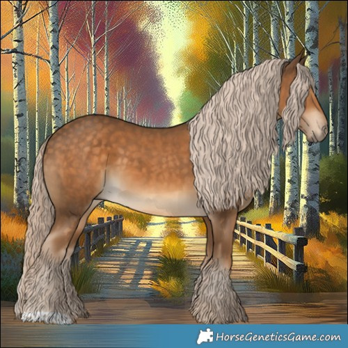 Horse Color:Chocolate Palomino