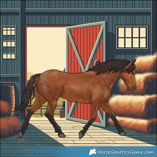 Horse Color:Bay 