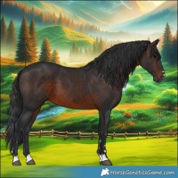 Horse Color:Brown 