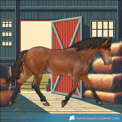 Horse Color:Bay 