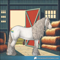 Horse Color:Smoky Creme Roan Dun