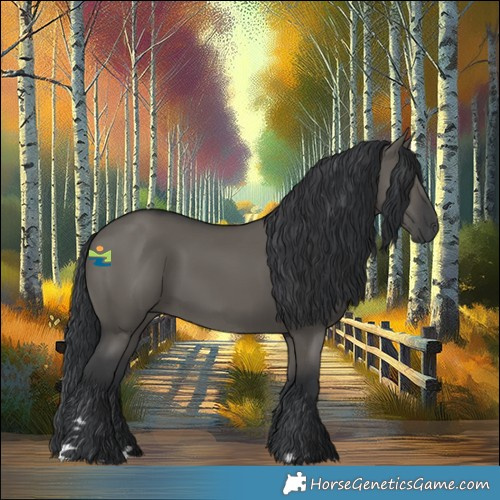 Horse Color:Grullo Rabicano 