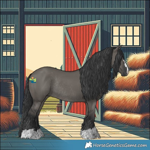 Horse Color:Grullo Rabicano 