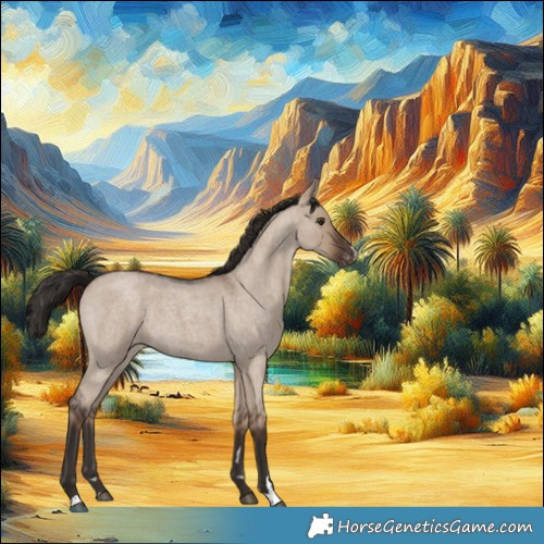 Horse Color:Liver Red Dun Roan Appaloosa