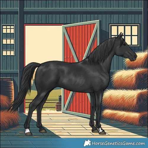 Horse Color:Black 