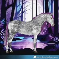 Horse Color:Painted White Spotted Black Chinchilla Ice Splash