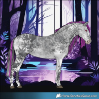 Horse Color:Painted White Spotted Black Chinchilla Ice Splash 