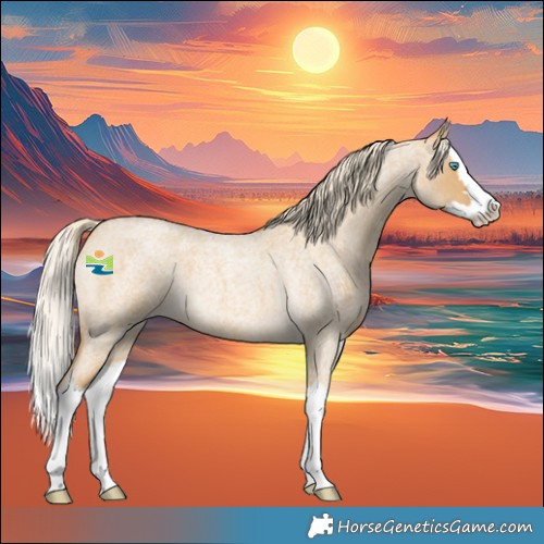 Horse Color:Palomino Roan Dun Splash 