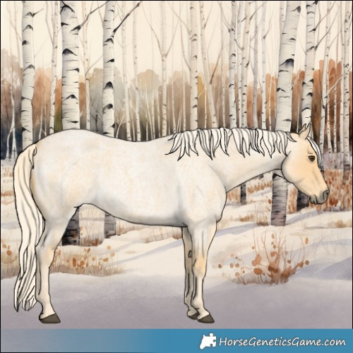 Horse Color:Palomino Roan 