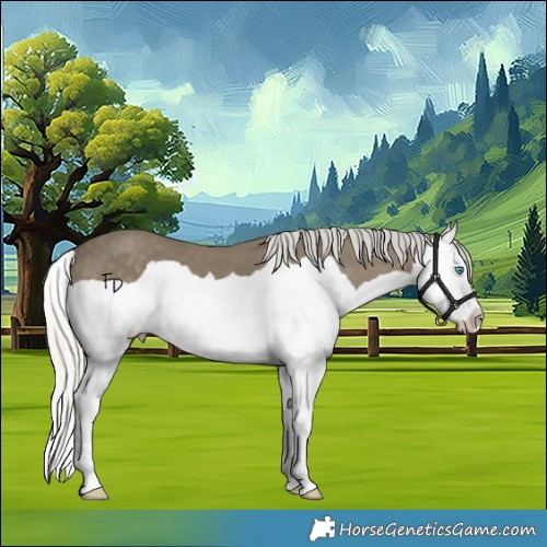 Horse Color:Silver Smoky Black Splash 