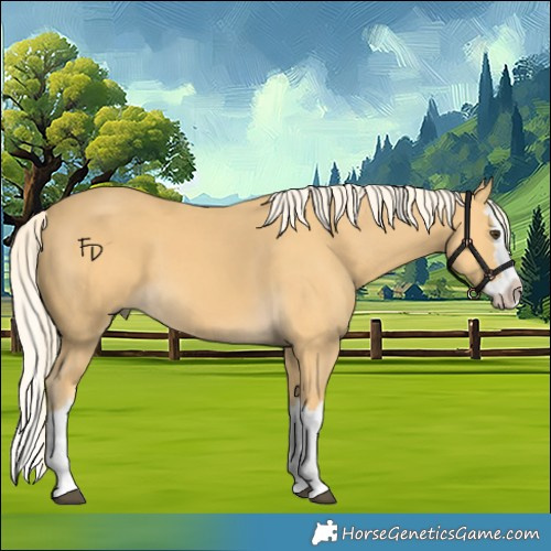 Horse Color:Palomino Splash 