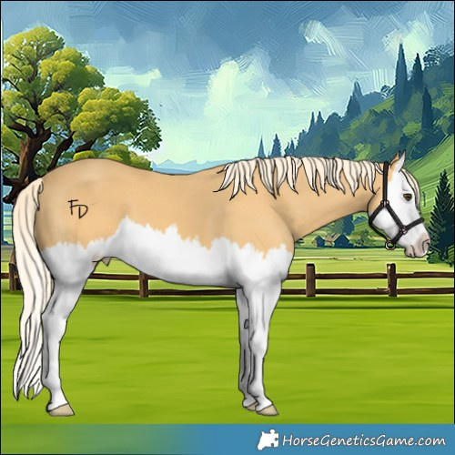 Horse Color:Palomino Splash 