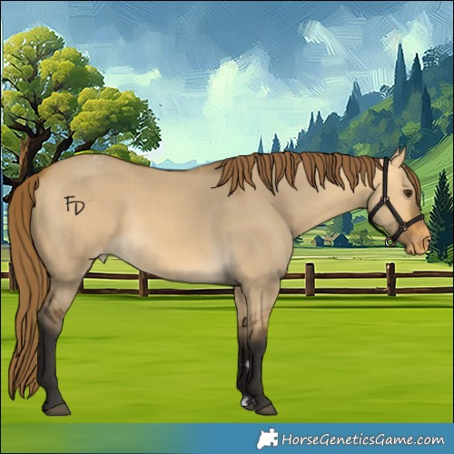 Horse Color:Buckskin Dun Appaloosa 