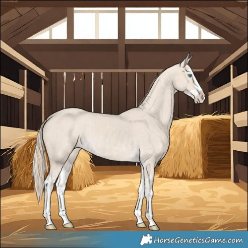 Horse Color:Cremello Splash  and Smoky Creme Splash 